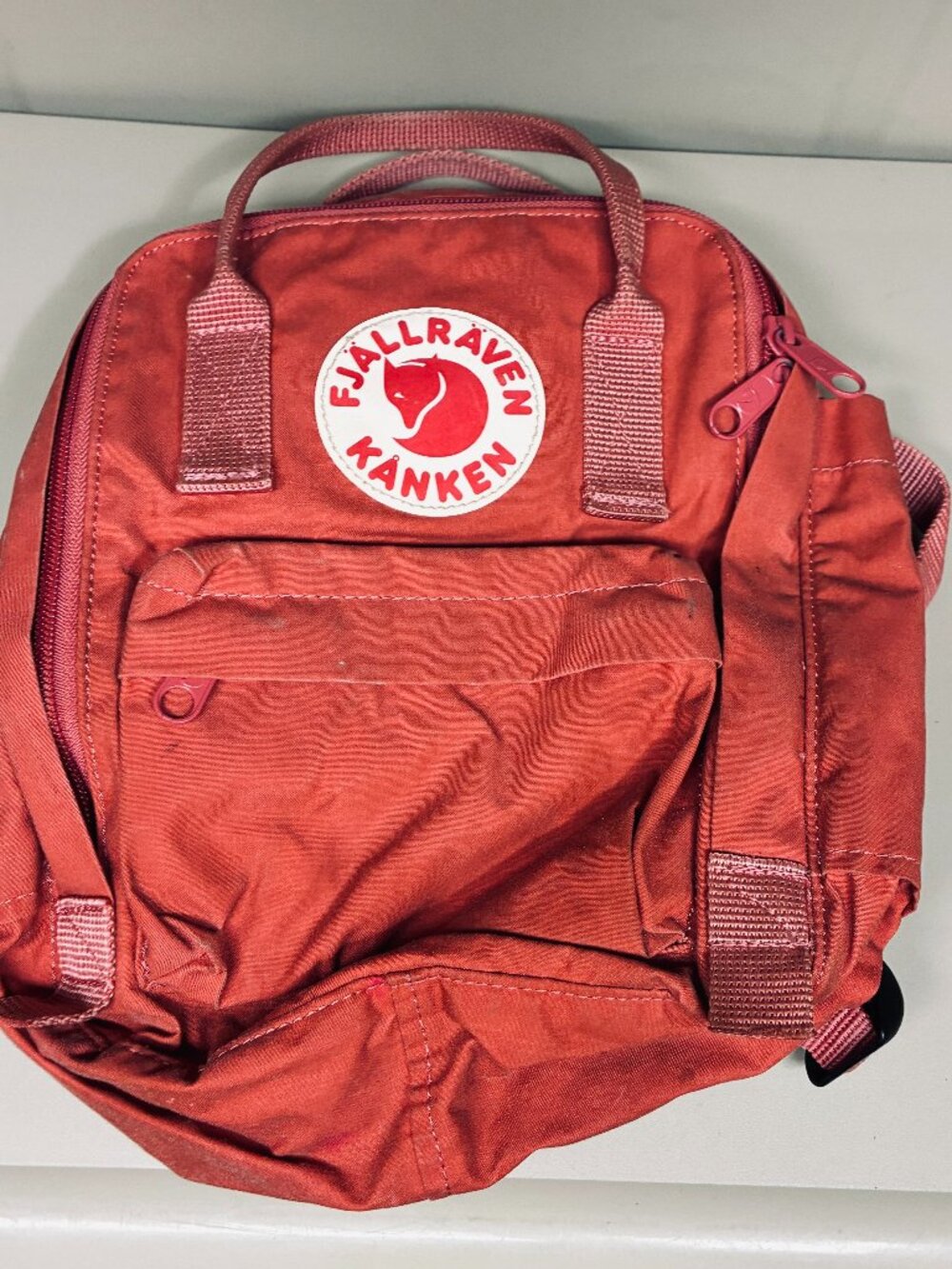 Fjallraven Kanken Mini Backpack Rowan Red Daypack School Bag